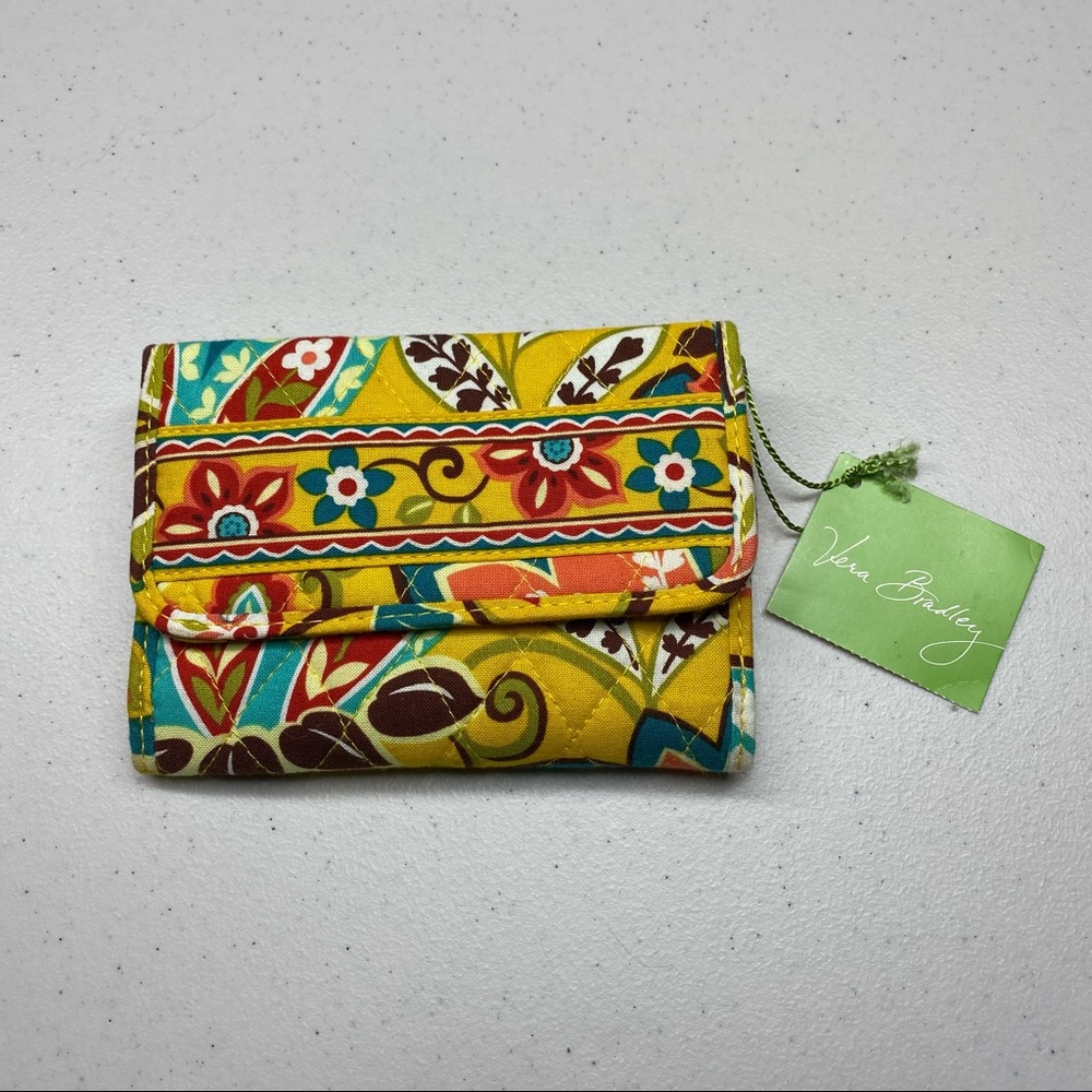 Vera Bradley Euro Wallet Provencal NEW